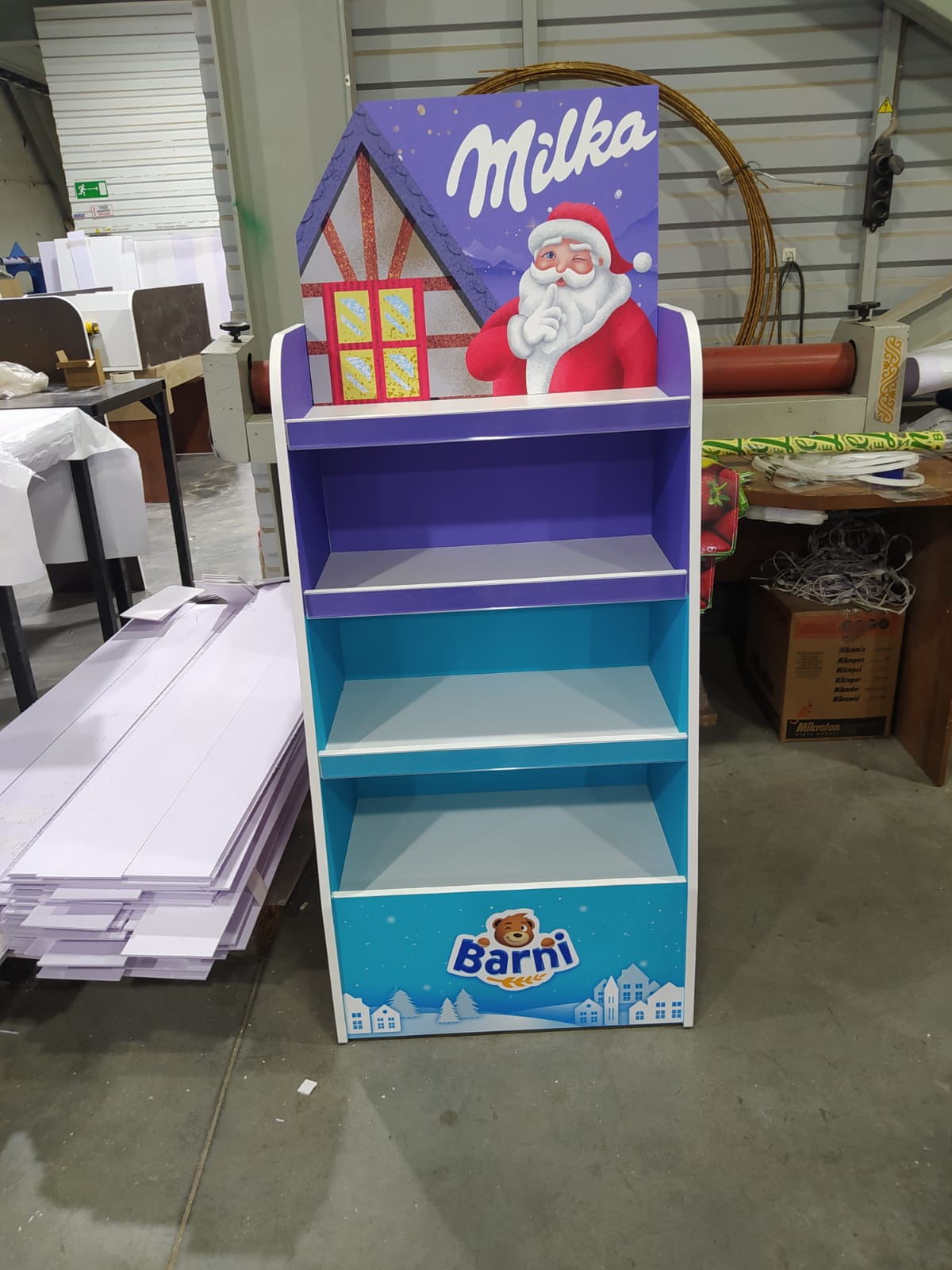 Milka: POSM и бренд-зоны